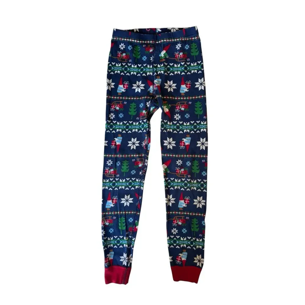 HANNA ANDERSSON + PRIMARY Gnome Holiday Fair Isle Pajama Set Size 10 140 Kids